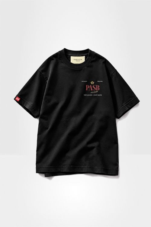 Camiseta Oversized Pasb F.O Own Course - Preta