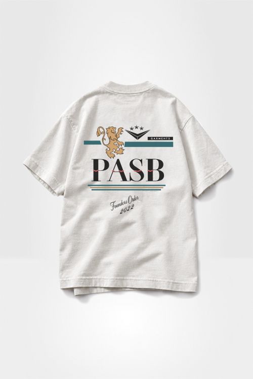 Camiseta Oversized Pasb F.O First Chapter - Off White