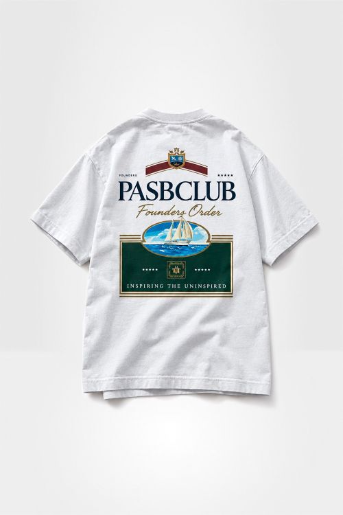 Camiseta Oversized Pasb F.O Own Course - Branca