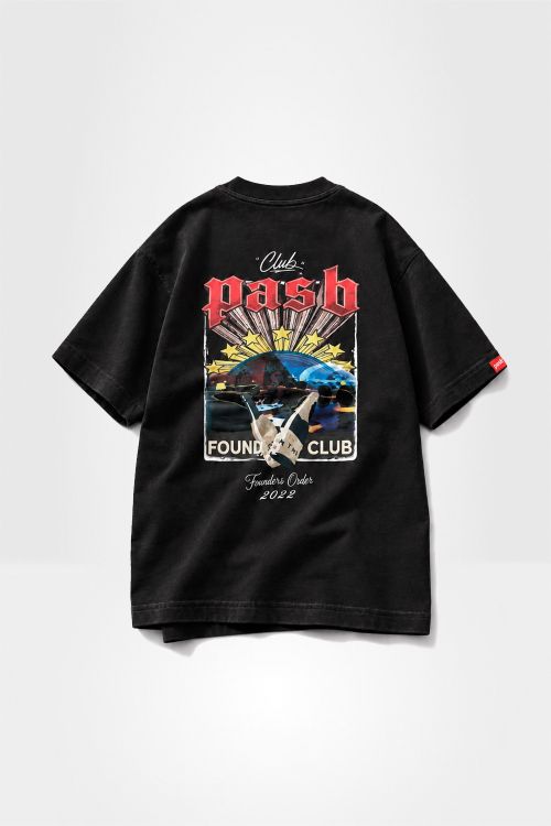Camiseta Oversized Pasb F.O Special Achievements - Preta