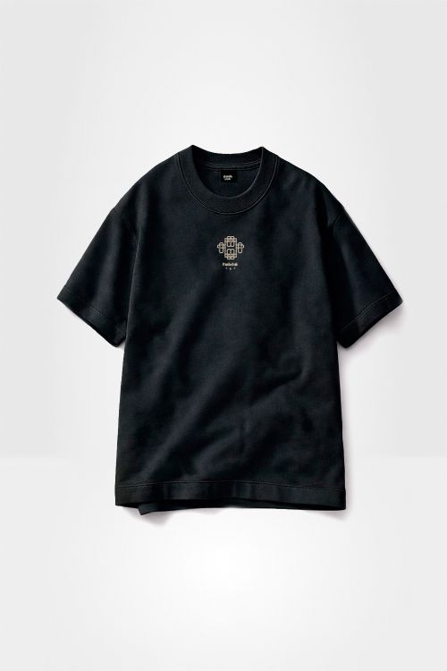 Camiseta Pasb Oversized Monogram - Preta