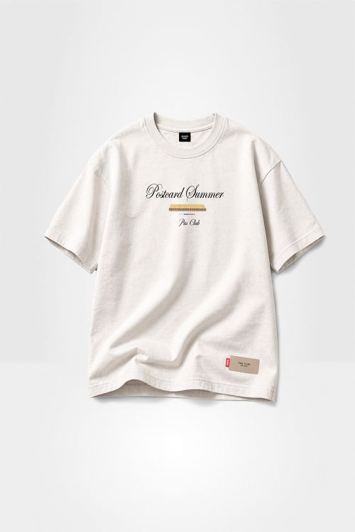 Camiseta Oversized PCS La Pause - Off White