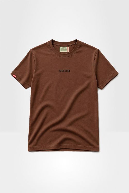 Camiseta Pasb Slim- Marrom