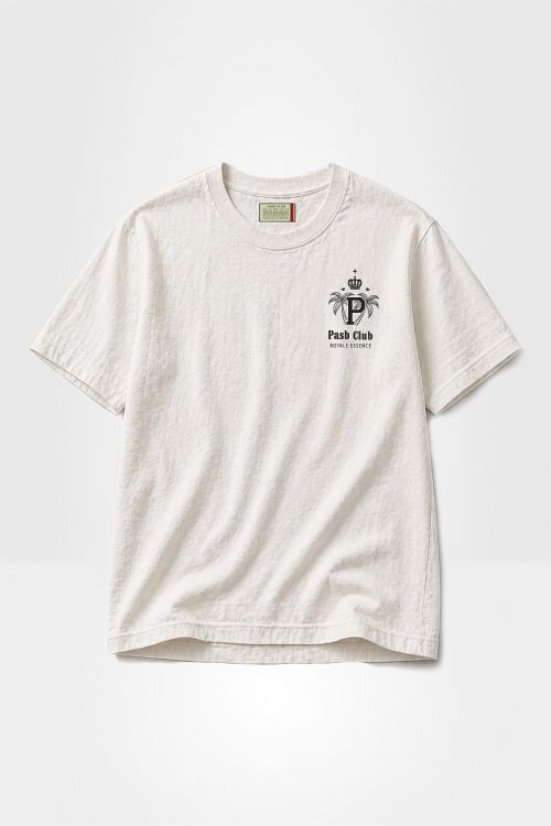 Camiseta Pasb RE Crown Palm - Off White