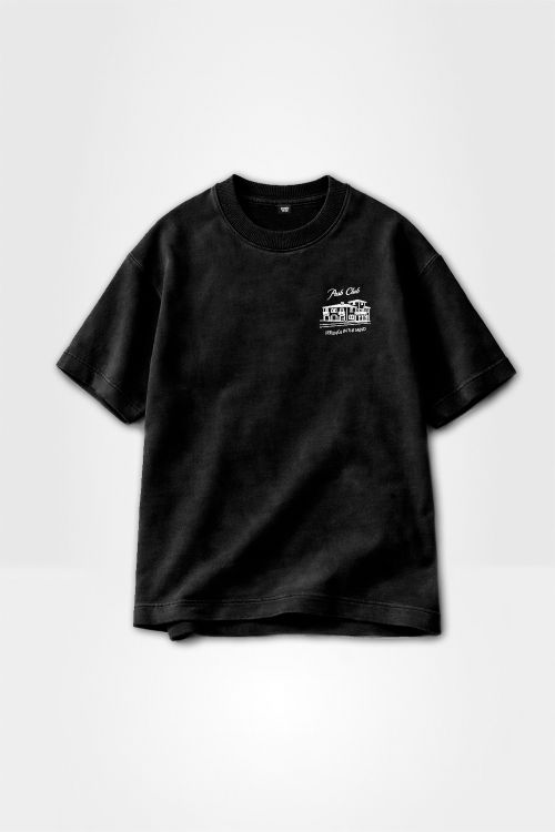 Camiseta Oversized PCS Still Summer - Preta