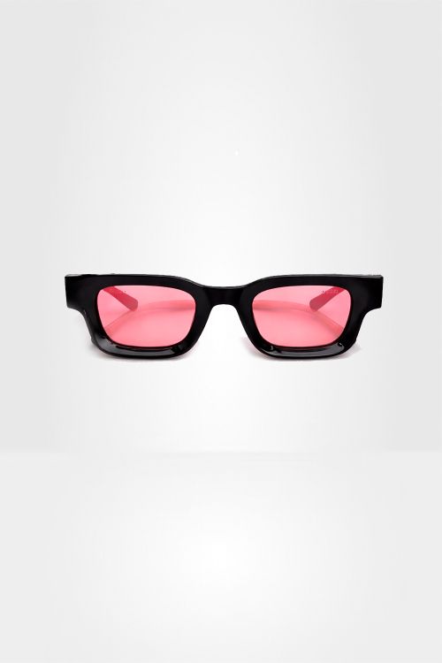 Óculos de Sol Pasb Square - Black/Vermelho