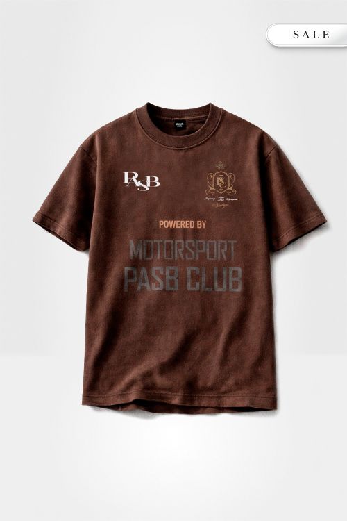 Camiseta RC MotorSport - Marrom