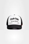 Boné Trucker Pasb Club - Preto e Branco