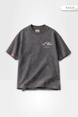 Camiseta Oversized Believers - Cinza